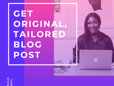 An original, well researched blog post to attract eyes to your product
