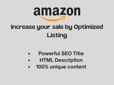 SEO-Optimized Amazon Copy - Boost Sales with Product Descriptions & Bullets