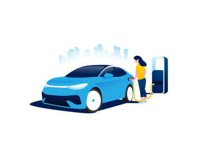 A modern flat and isometric illustration for app and web