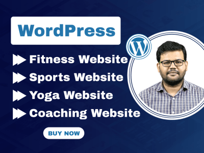 Fitness, Sports, Yoga, Coaching Website