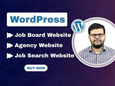 Job Board Website, Recruitment or Agency Website or Job Search Website