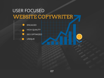 A pro copy for your entire website that sells like wild