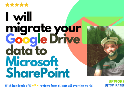 Google Drive data migration to Microsoft SharePoint