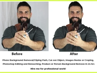 Photo, Picture, Image change background removal and clipping path service