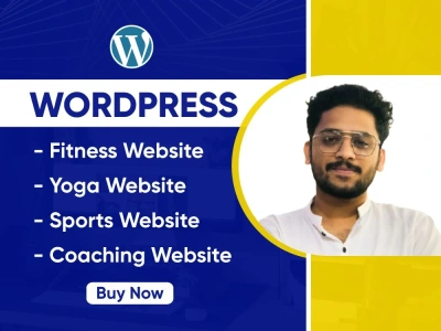 Fitness, Sports, Yoga, Coaching Website