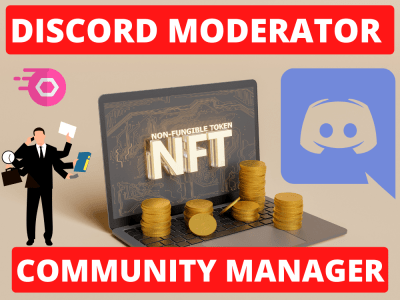 Discord Moderator and Community Manager for Crypto, NFT and ICO projects