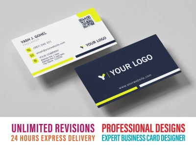 A modern business card design