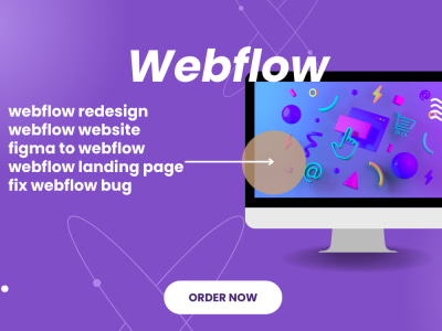 Responsive webflow real estate website, redesign ecommerce website fix bugs