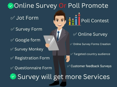 Online Survey Form, Internet Survey and Online Contest Promotion,