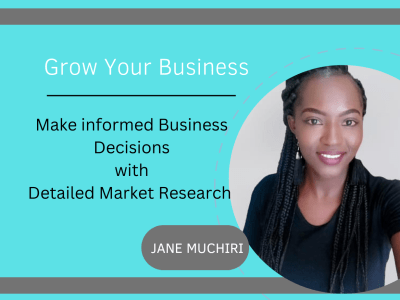Comprehensive market research report for your business