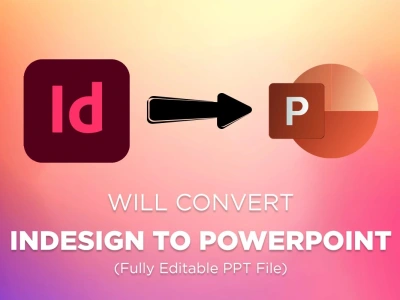 Convert Indd to PPT, Convert Indesign to fully editable PowerPoint