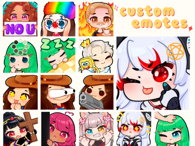 Custom emotes (twitch, discord, streaming)