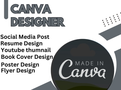 Anything design in Canva which you need