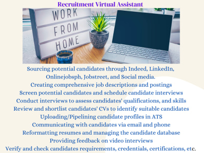 HR Recruiter/Healthcare Recruiter/Talent Acquisition & Recruitment VA