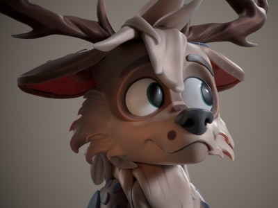 A professional 3D anime/cartoon Character for Applications
