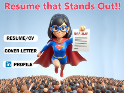 Interview Winning Resume/CV Writing, Cover Letter & SEO optimized LinkedIn