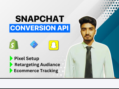 Snapchat pixel conversion API via GTM | Upwork