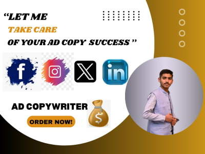 High conversion ad copy for Facebook, Instagram Linkedin and Twitter.