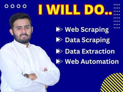 Web scraper for Web Scraping, Data Scraping, Data Extraction service