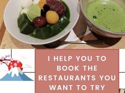Assistance in booking restaurants in Japan
