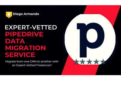A full or partial data migration from any CRM into Pipedrive or Hubspot!