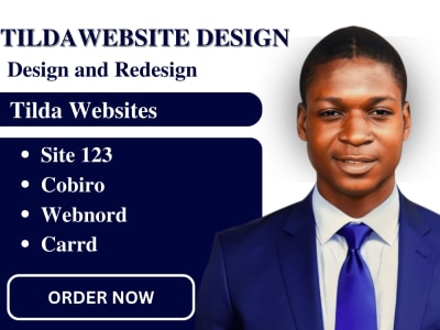 Professional and Aesthetic lead conversion website using Tilda, site123