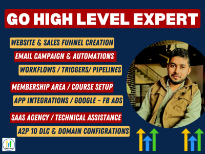 Expert GHL Consultant for automation, sales funnel, and lead generation.