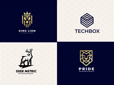 An luxury geometric logo for your business