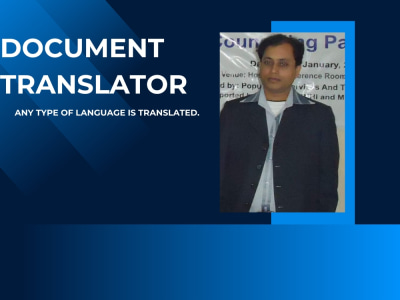 Any type of language translated, PDF convert to word or excel.