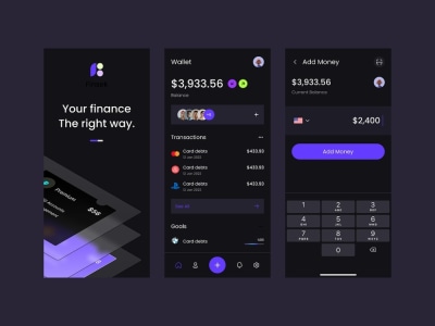 Fintech loan website finance investment website fintech app banking app
