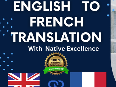 Perfect english to french translation and english to Portuguese translation
