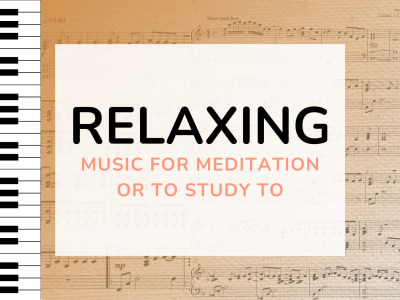 A relaxing music track for meditation/studying/stress relief
