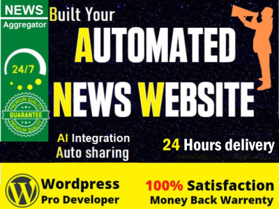 Automated News Website | Autopilot News Blog with ChatGPT AutoBlogging