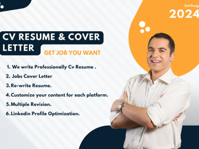 A professional cv resume and job cover letter