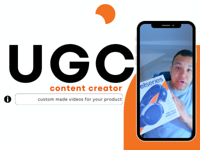 A recorded UGC video of your product