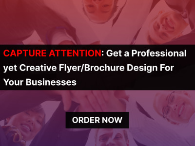 A Professional yet Creative Flyer/Brochure Design For Your Businesses