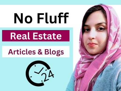 SEO friendly real estate articles & blogs from a real estate writer