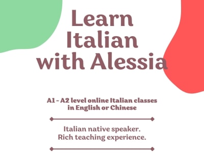 Easy teaching materials and exciting tutoring to learn Italian