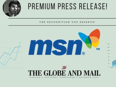 Your press release published on Globeandmail or MSN