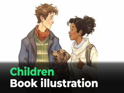 Vibrant Children's Book Cartoon Illustrations & Character Design Styles