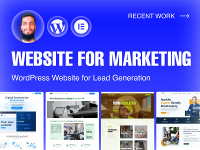 Website for Digital Marketing | Lead Generation WordPress Website | CRO