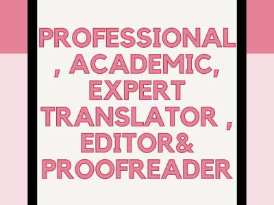 Professional, Expert translation and proofreading for your website