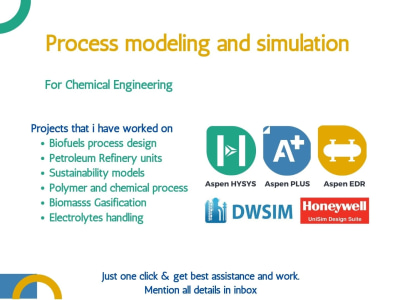 Chemical Engineering Process simulation on Aspen HYSYS/ Plus | Upwork