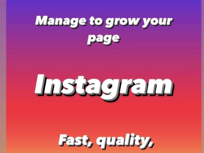 Organic quality service on Instagram