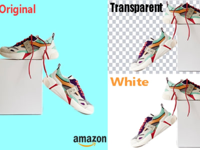 E-commerce photo editing -Background Remove-white background-clipping path