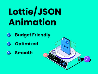 Gif animation or Lottie / Bodymovin (JSON) for your website or app
