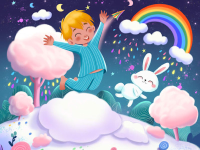 Children story book illustration and illustration for ebook or KDP