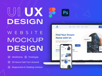Creative UI UX Figma website Design | UI UX Designer, Landing page ...
