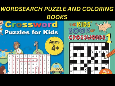 Your design maze, crossword and word search puzzles workbook
