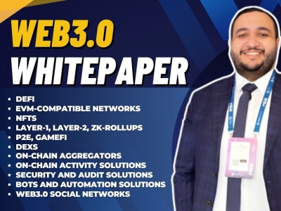 Blockchain and crypto whitepaper and pitch-deck